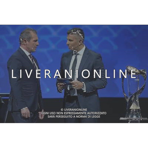 01.12.2016 KRAKOW - CENTRUM KONFERENCYJNE ( CRACOW, POLAND - CONFERENCE CENTRE) PILKA NOZNA ( FOOTBALL), MISTRZOSTWA EUROPY UEFA DO LAT 21 UNDER21 POLSKA 2017 ( UEFA UNDER 21 CHAMPIONSHIP 2017 ) LOSOWANIE GRUP FINALOWYCH TURNIEJU ( UEFA EURO UNDER 21 FINALS DRAW) NZ MAREK KOZMINSKI, MATEUSZ BOREK FOTO LUKASZ GROCHALA/CYFRASPORT/NEWSPIX.PL --- Newspix.pl AG ALDO LIVERANI SAS ONLY ITALY