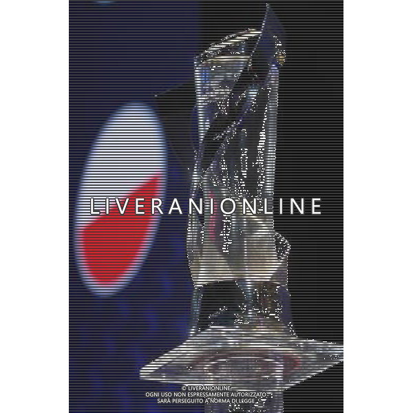 2016.12.01 Krakow Pilka nozna , Mistrzostwa Europy U-21 2017 Losowanie grup UEFA EURO U-21 2017 N/z Trofeum , puchar Foto Krzysztof Porebski / PressFocus/NEWSPIX.PL 2016.12.01 Krakow Football , European Under-21 Championship 2017 Group stage draw Trophy , cup Credit: Krzysztof Porebski / PressFocus --- Newspix.pl AG ALDO LIVERANI SAS ONLY ITALY