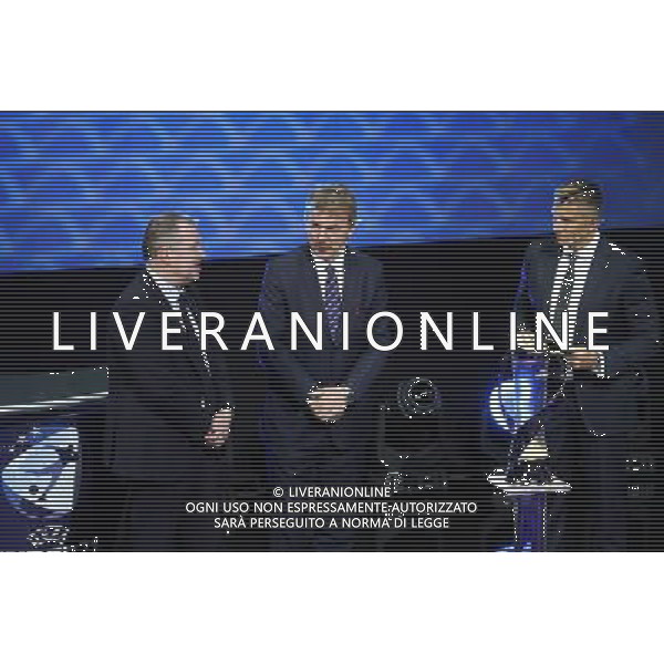 2016.12.01 Krakow Pilka nozna , Mistrzostwa Europy U-21 2017 Losowanie grup UEFA EURO U-21 2017 N/z Karl Erik Nilsson , Zbigniew Boniek , Mateusz Borek Foto Krzysztof Porebski / PressFocus/NEWSPIX.PL 2016.12.01 Krakow Football , European Under-21 Championship 2017 Group stage draw Karl Erik Nilsson , Zbigniew Boniek , Mateusz Borek Credit: Krzysztof Porebski / PressFocus --- Newspix.pl AG ALDO LIVERANI SAS ONLY ITALY