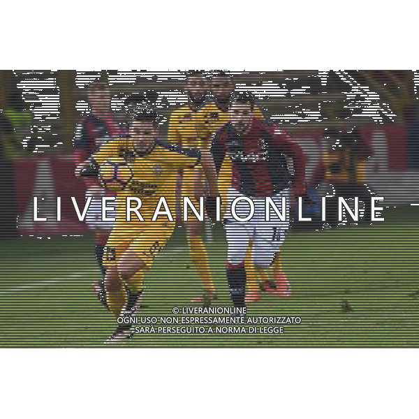 BOLOGNA - VERONA QUARTO TURNO COPPA ITALIA TIM CUP 01 DICEMBRE 2016 NELLA FOTO Mattia Destro ©OPTIMAFOTO / AGENZIA ALDO LIVERANI SAS 