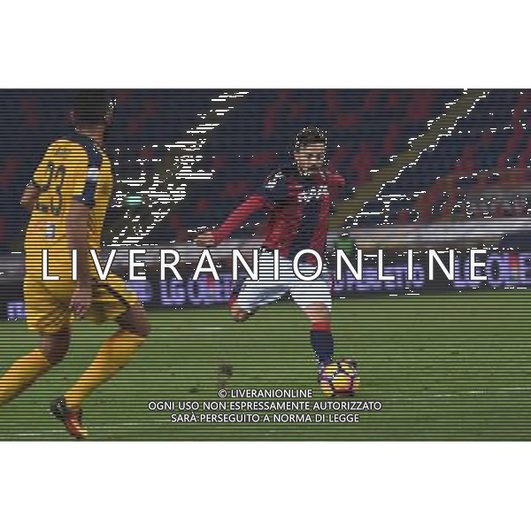 BOLOGNA - VERONA QUARTO TURNO COPPA ITALIA TIM CUP 01 DICEMBRE 2016 NELLA FOTO IL GOL DI FEDERICO DI FRANCESCO ©OPTIMAFOTO / AGENZIA ALDO LIVERANI SAS 