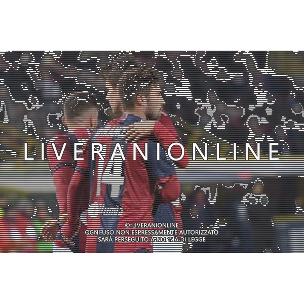 BOLOGNA - VERONA QUARTO TURNO COPPA ITALIA TIM CUP 01 DICEMBRE 2016 NELLA FOTO ESULTANZA DOPO IL GOL DI FEDERICO DI FRANCESCO ©OPTIMAFOTO / AGENZIA ALDO LIVERANI SAS 