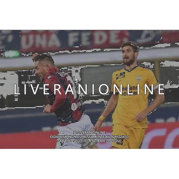 BOLOGNA - VERONA QUARTO TURNO COPPA ITALIA TIM CUP 01 DICEMBRE 2016 NELLA FOTO ESULTANZA DOPO IL GOL DI ANTHONY MOUNIER ©OPTIMAFOTO / AGENZIA ALDO LIVERANI SAS 