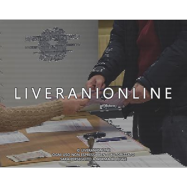 Milano-Votazioni per il Referendum Costituzionale Milano - 04.12.2016 Nella Foto:Seggio Zona Brera Istituto \'Parini\' /Ph.Vitez-Ag. Aldo Liverani