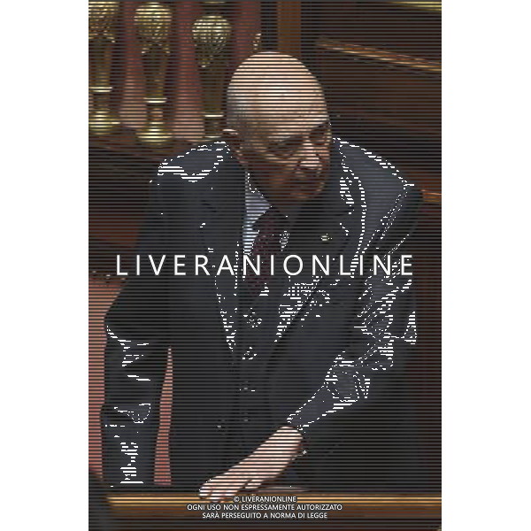 Voto sulla legge del Bilancio di previsione dello Stato per l\'anno finanziario 2017 e bilancio pluriennale per il triennio 2017-2019 - Roma - 07.12.2016 - Palazzo Madama - nella foto: Giorgio Napolitano / Ph. Corradetti-Ag. Aldo Liverani Sas / AGENZIA ALDO LIVERANI SAS 