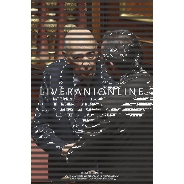 Voto sulla legge del Bilancio di previsione dello Stato per l\'anno finanziario 2017 e bilancio pluriennale per il triennio 2017-2019 - Roma - 07.12.2016 - Palazzo Madama - nella foto: Giorgio Napolitano / Ph. Corradetti-Ag. Aldo Liverani Sas / AGENZIA ALDO LIVERANI SAS 