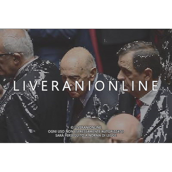 Voto sulla legge del Bilancio di previsione dello Stato per l\'anno finanziario 2017 e bilancio pluriennale per il triennio 2017-2019 - Roma - 07.12.2016 - Palazzo Madama - nella foto: Giorgio Napolitano / Ph. Corradetti-Ag. Aldo Liverani Sas / AGENZIA ALDO LIVERANI SAS 