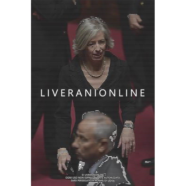 Voto sulla legge del Bilancio di previsione dello Stato per l\'anno finanziario 2017 e bilancio pluriennale per il triennio 2017-2019 - Roma - 07.12.2016 - Palazzo Madama - nella foto: Stefania Giannini / Ph. Corradetti-Ag. Aldo Liverani Sas / AGENZIA ALDO LIVERANI SAS 