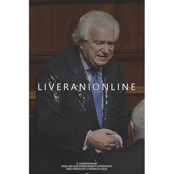 Voto sulla legge del Bilancio di previsione dello Stato per l\'anno finanziario 2017 e bilancio pluriennale per il triennio 2017-2019 - Roma - 07.12.2016 - Palazzo Madama - nella foto: Denis Verdini / Ph. Corradetti-Ag. Aldo Liverani Sas / AGENZIA ALDO LIVERANI SAS 