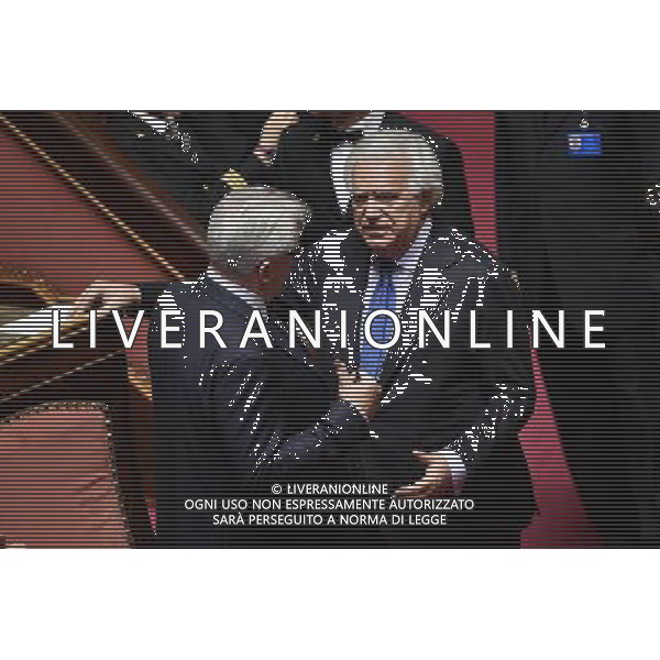 Voto sulla legge del Bilancio di previsione dello Stato per l\'anno finanziario 2017 e bilancio pluriennale per il triennio 2017-2019 - Roma - 07.12.2016 - Palazzo Madama - nella foto: Denis Verdini / Ph. Corradetti-Ag. Aldo Liverani Sas / AGENZIA ALDO LIVERANI SAS 
