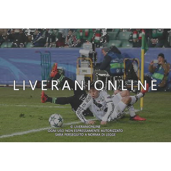 WARSZAWA 07.12.2016 MECZ 6. KOLEJKA GRUPA F LIGA MISTRZOW SEZON 2016/17: LEGIA WARSZAWA - SPORTING LIZBONA --- UEFA CHAMPIONS LEAGUE GROUP F MATCH: LEGIA WARSAW - SPORTING CLUBE DE PORTUGAL GUILHERME FOT. PIOTR KUCZA/NEWSPIX.PL --- Newspix.pl / AGENZIA ALDO LIVERANI SAS - ITALY ONLY EDITORIAL USE ONLY - Legia Varsavia - Sporting Lisbona, match valido per la 6a giornata di Champions League (Gruppo F) 07 dicembre 2016