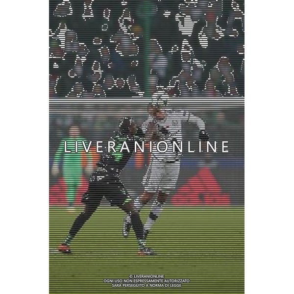 WARSZAWA 07.12.2016 MECZ 6. KOLEJKA GRUPA F LIGA MISTRZOW SEZON 2016/17: LEGIA WARSZAWA - SPORTING LIZBONA --- UEFA CHAMPIONS LEAGUE GROUP F MATCH: LEGIA WARSAW - SPORTING CLUBE DE PORTUGAL WILLIAM CARVALHO VADIS ODJIDJA OFOE FOT. PIOTR KUCZA/NEWSPIX.PL --- Newspix.pl / AGENZIA ALDO LIVERANI SAS - ITALY ONLY EDITORIAL USE ONLY - Legia Varsavia - Sporting Lisbona, match valido per la 6a giornata di Champions League (Gruppo F) 07 dicembre 2016