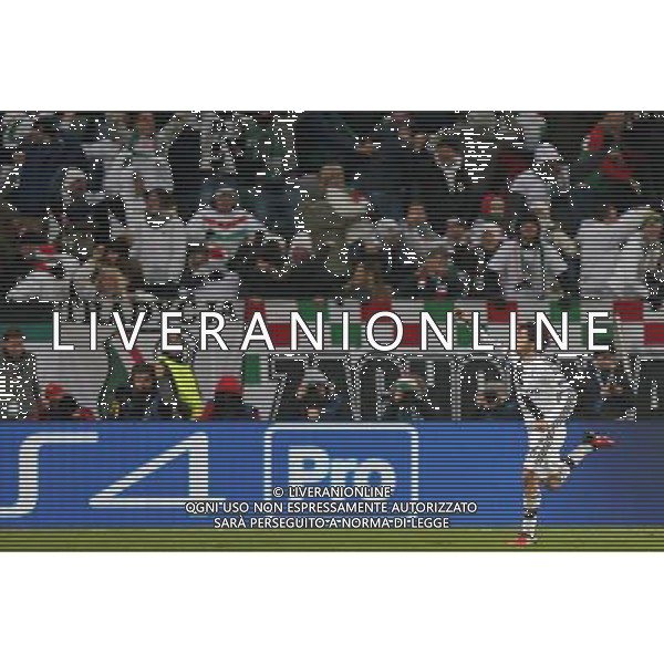 07.12.2016 WARSZAWA, LAZIENKOWSKA 3 PILKA NOZNA (FOOTBALL), LIGA MISTRZOW UEFA , FAZA GRUPOWA - GRUPA F ( UEFA CHAMPIONS LEAGUE - GROUP STAGE, GROUP F) MECZ (GAME) LEGIA WARSZAWA - SPORTING LIZBONA ( CWKS LEGIA WARSZAWA - SPORTING LISBON) NZ GULIHERME GULIHERME RADOSC, BRAMKA, GOL FOTO LUKASZ GROCHALA/CYFRASPORT / NEWSPIX.PL --- Newspix.pl / AGENZIA ALDO LIVERANI SAS - ITALY ONLY EDITORIAL USE ONLY - Legia Varsavia - Sporting Lisbona, match valido per la 6a giornata di Champions League (Gruppo F) 07 dicembre 2016