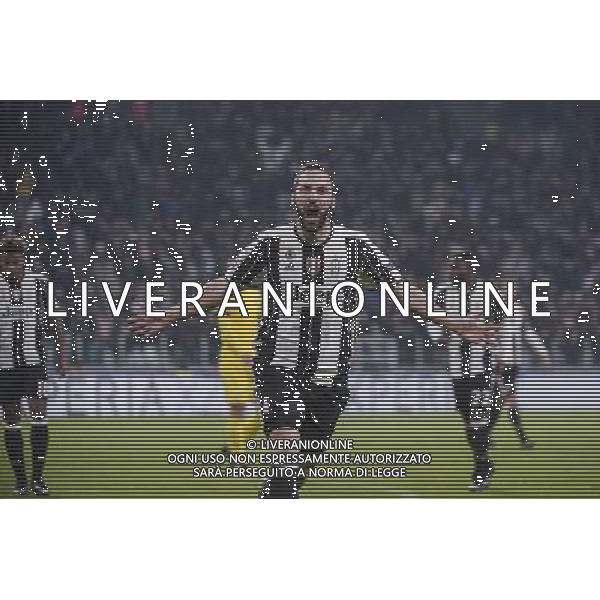 Juventus - Dynamo Zagabria UCL Champions League 07 dicembre 2016 nella foto esultanza dopo il gol di Gonzalo Higuain © Tardito / AGENZIA ALDO LIVERANI SAS 