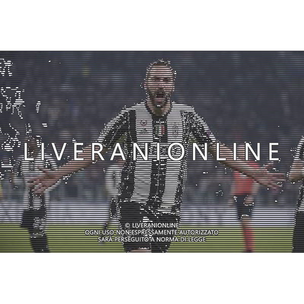 Juventus - Dynamo Zagabria UCL Champions League 07 dicembre 2016 nella foto esultanza dopo il gol di Gonzalo Higuain © Tardito / AGENZIA ALDO LIVERANI SAS 