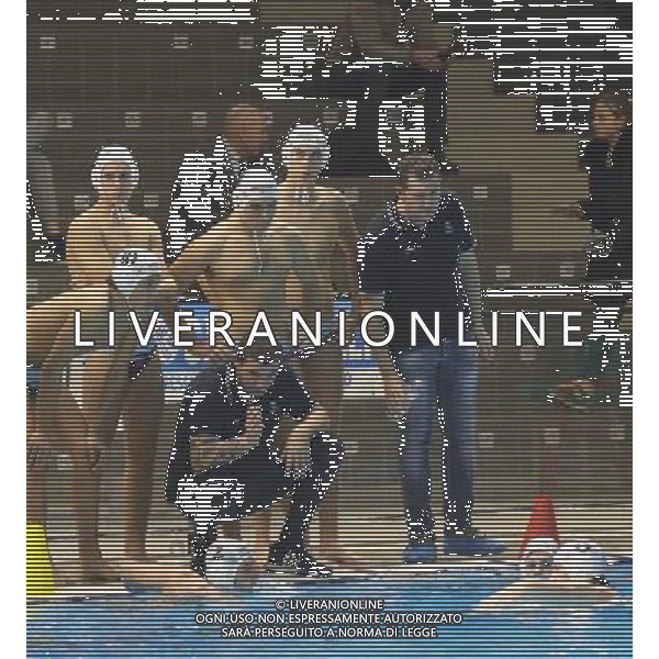 Aldo Sussarello allenatore,singoli Brescia WaterPolo A2 ,Brescia 3 dicembre 2016. AG ALDO LIVERANI SAS