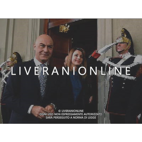 Consultazioni del Presidente della Repubblica Sergio Mattarella a seguito delle dimissioni del Governo Renzi - Roma - 09.12.2016 - Quirinale - nella foto: Guglielmo Vaccaro e Renata Bueno / Ph. Corradetti-Ag. Aldo Liverani Sas