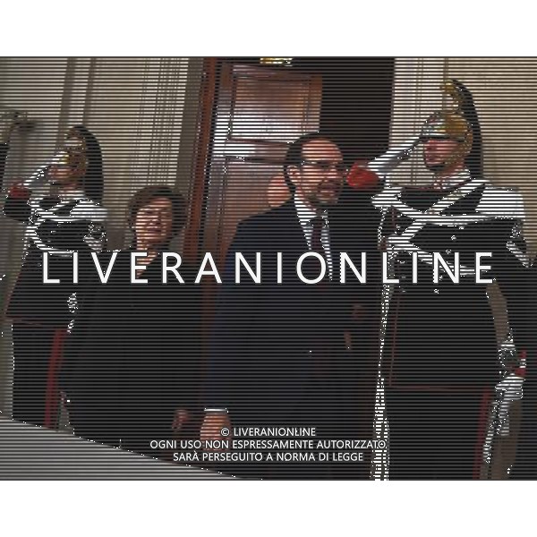 Consultazioni del Presidente della Repubblica Sergio Mattarella a seguito delle dimissioni del Governo Renzi - Roma - 09.12.2016 - Quirinale - nella foto: Riccardo Nencini e Pia Elda Locatelli / Ph. Corradetti-Ag. Aldo Liverani Sas / AGENZIA ALDO LIVERANI SAS