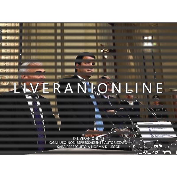 Consultazioni del Presidente della Repubblica Sergio Mattarella a seguito delle dimissioni del Governo Renzi - Roma - 09.12.2016 - Quirinale - nella foto: Rocco Palese e Raffaele Fitto / Ph. Corradetti-Ag. Aldo Liverani Sas / AGENZIA ALDO LIVERANI SAS