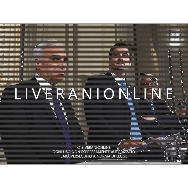 Consultazioni del Presidente della Repubblica Sergio Mattarella a seguito delle dimissioni del Governo Renzi - Roma - 09.12.2016 - Quirinale - nella foto: Rocco Palese e Raffaele Fitto / Ph. Corradetti-Ag. Aldo Liverani Sas / AGENZIA ALDO LIVERANI SAS
