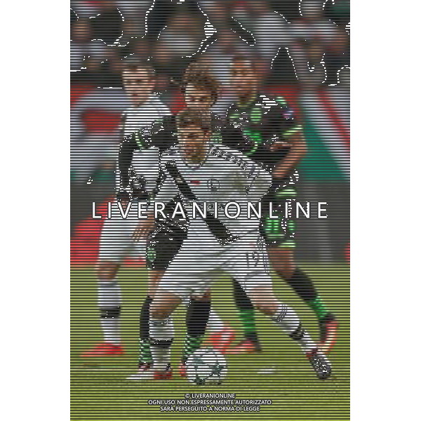 07.12.2016 WARSZAWA PILKA NOZNA STADION LEGII FOOTBALL RUNDA ELIMINACJI UEFA CHAMPIONS LEAGUE MECZ LEGIA WARSZAWA - SPORTING SC N/Z BARTOSZ BERESZYNSKI FOT DAREK NOWAK / FOTONEWS / NEWSPIX.PL --- Newspix.pl / AGENZIA ALDO LIVERANI SAS - ITALY ONLY EDITORIAL USE ONLY - Legia Varsavia - Sporting Lisbona, match valido per la 6a giornata di Champions League (Gruppo F) 07 dicembre 2016