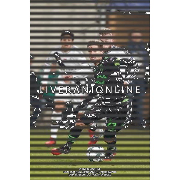 07.12.2016 WARSZAWA PILKA NOZNA STADION LEGII FOOTBALL RUNDA ELIMINACJI UEFA CHAMPIONS LEAGUE MECZ LEGIA WARSZAWA - SPORTING SC N/Z ADRIEN SILVA FOT DAREK NOWAK / FOTONEWS / NEWSPIX.PL --- Newspix.pl / AGENZIA ALDO LIVERANI SAS - ITALY ONLY EDITORIAL USE ONLY - Legia Varsavia - Sporting Lisbona, match valido per la 6a giornata di Champions League (Gruppo F) 07 dicembre 2016