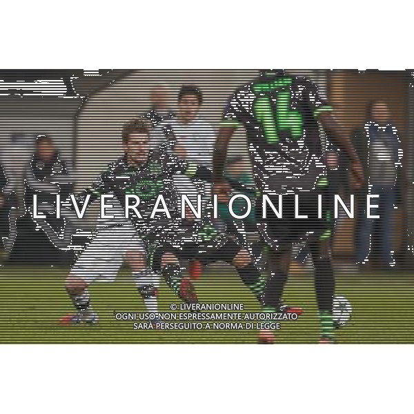 07.12.2016 WARSZAWA PILKA NOZNA STADION LEGII FOOTBALL RUNDA ELIMINACJI UEFA CHAMPIONS LEAGUE MECZ LEGIA WARSZAWA - SPORTING SC N/Z ADRIEN SILVA FOT DAREK NOWAK / FOTONEWS / NEWSPIX.PL --- Newspix.pl / AGENZIA ALDO LIVERANI SAS - ITALY ONLY EDITORIAL USE ONLY - Legia Varsavia - Sporting Lisbona, match valido per la 6a giornata di Champions League (Gruppo F) 07 dicembre 2016