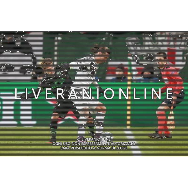 07.12.2016 WARSZAWA PILKA NOZNA STADION LEGII FOOTBALL RUNDA ELIMINACJI UEFA CHAMPIONS LEAGUE MECZ LEGIA WARSZAWA - SPORTING SC N/Z ALEKSANDAR PRIJOVIC FOT DAREK NOWAK / FOTONEWS / NEWSPIX.PL --- Newspix.pl / AGENZIA ALDO LIVERANI SAS - ITALY ONLY EDITORIAL USE ONLY - Legia Varsavia - Sporting Lisbona, match valido per la 6a giornata di Champions League (Gruppo F) 07 dicembre 2016