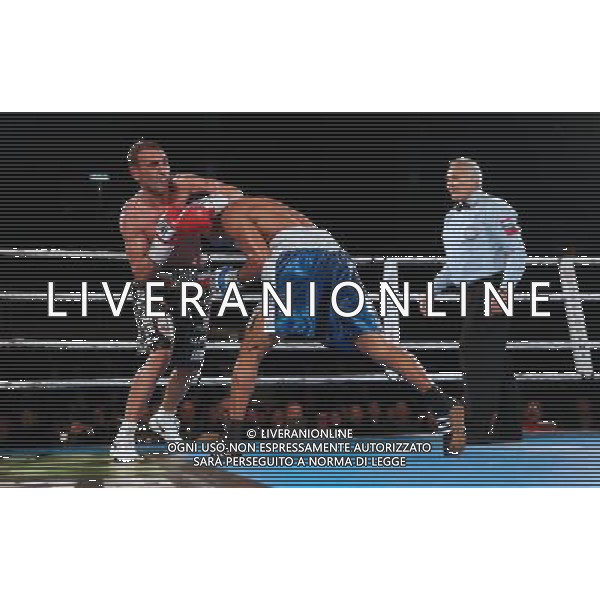 Emiliano Marsili vs Aristides Perez titolo intercontinentale pesi leggeri ,Boxe Montichiari,Montichiari 10 dicembre 2016. AG ALDO LIVERANI SAS