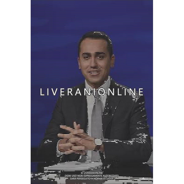 Luigi Di Maio ospite della trasmissione TV \' In Mezzora \' - Roma - 11.12.2016 - Studi Rai Teulada - nella foto: Luigi Di Maio / Ph. Corradetti - Ag. Aldo Liverani sas / AGENZIA ALDO LIVERANI SAS