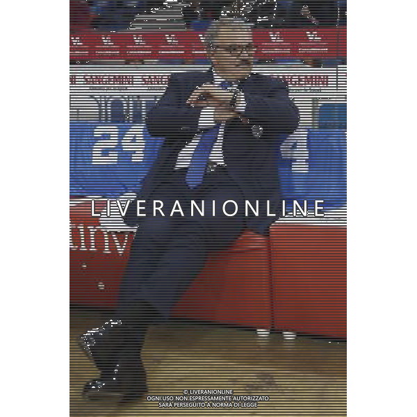 Consultinvest Pesaro vs Enel Basket Brindisi 11/12/2016 nella foto: SACCHETTI ROMEO COACH ©CLAUDIO ZAMAGNI/AGENZIA ALDO LIVERANI S.A.S.