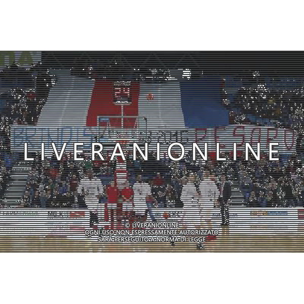 Consultinvest Pesaro vs Enel Basket Brindisi 11/12/2016 nella foto: LA TIFOSERIA DEL PESARO ©CLAUDIO ZAMAGNI/AGENZIA ALDO LIVERANI S.A.S.