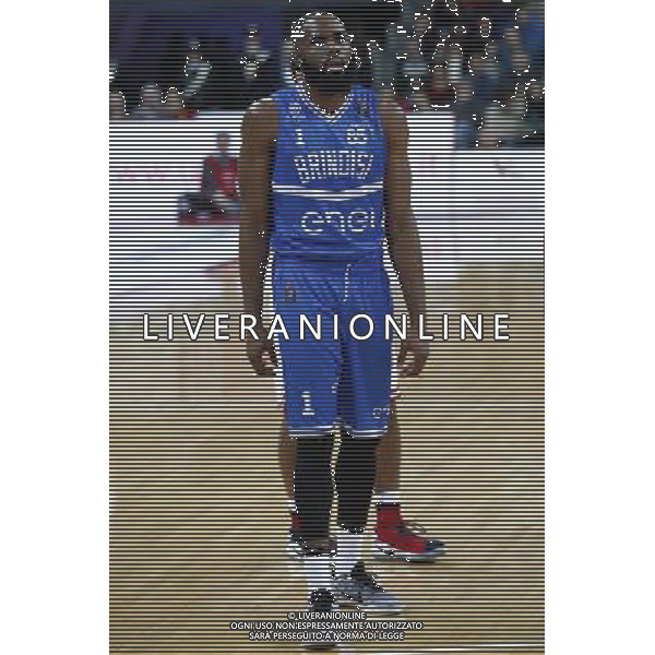 Consultinvest Pesaro vs Enel Basket Brindisi 11/12/2016 nella foto: AGBELESE DANNY ©CLAUDIO ZAMAGNI/AGENZIA ALDO LIVERANI S.A.S.