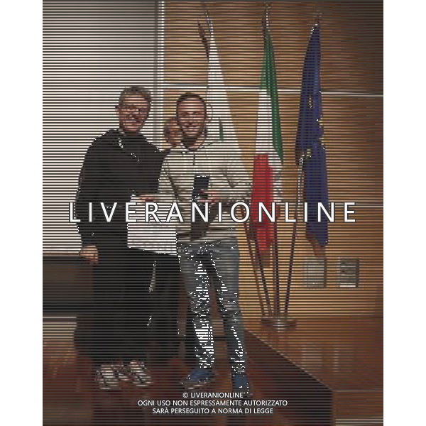 Rimini Sportivo dell\'anno 2016 12/12/2016 nella foto: MASSIMO ROCCOLI PILOTA CIV RITIRA LA MEDAGLIA Â©CLAUDIO ZAMAGNI/AGENZIA ALDO LIVERANI S.A.S.