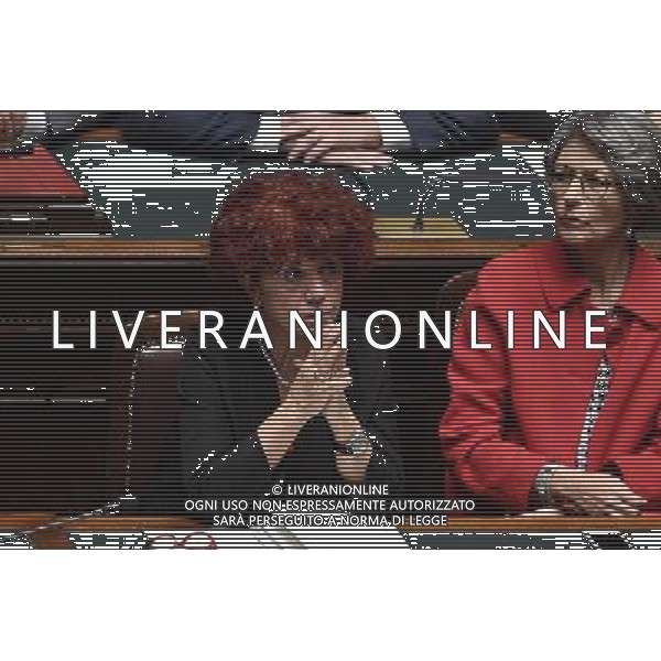 Camera la votazione di fiducia sulle dichiarazioni programmatiche del presidente del Consiglio Paolo Gentiloni Roma 13 dicembre 2016 nella foto Valeria Fedeli e Anna Finocchiaro ©Corradetti / AGENZIA ALDO LIVERANI SAS