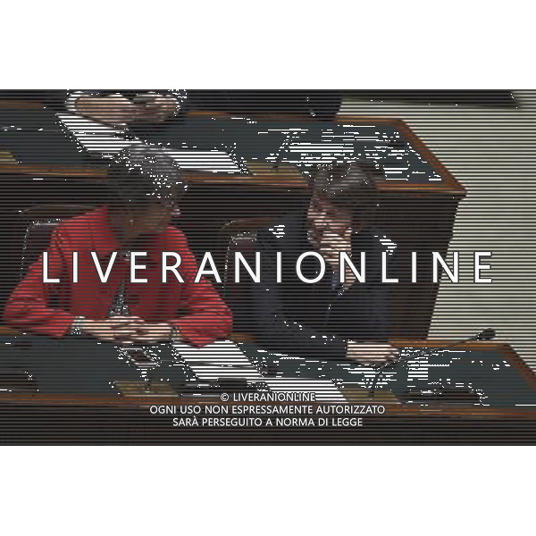 Camera la votazione di fiducia sulle dichiarazioni programmatiche del presidente del Consiglio Paolo Gentiloni Roma 13 dicembre 2016 nella foto Anna Finocchiaro e Dario Franceschini ©Corradetti / AGENZIA ALDO LIVERANI SAS