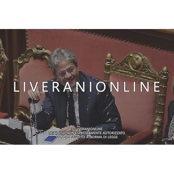 Senato Seduta Pubblica. Discussione sulle comunicazioni del Presidente del Consiglio dei Ministri Paolo Gentiloni Roma 14 dicembre 2016 nella foto Paolo Gentiloni ©Corradetti / AGENZIA ALDO LIVERANI SAS