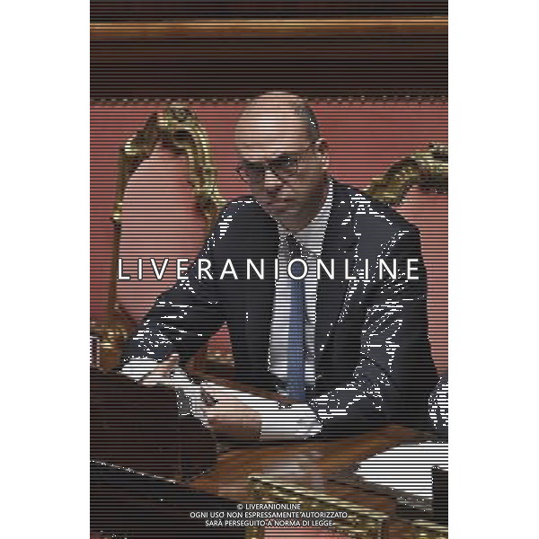 Senato Seduta Pubblica. Dibattito sulla fiducia al nuovo esecutivo Roma 14 dicembre 2016 nella foto Angelino Alfano ©Corradetti / AGENZIA ALDO LIVERANI SAS