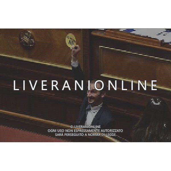 Senato Seduta Pubblica. Dibattito sulla fiducia al nuovo esecutivo Roma 14 dicembre 2016 nella foto Bruno Marton M5S ©Corradetti / AGENZIA ALDO LIVERANI SAS
