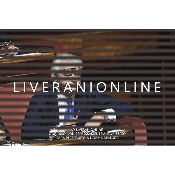 Senato Seduta Pubblica. Dibattito sulla fiducia al nuovo esecutivo Roma 14 dicembre 2016 nella foto Denis Verdini ©Corradetti / AGENZIA ALDO LIVERANI SAS