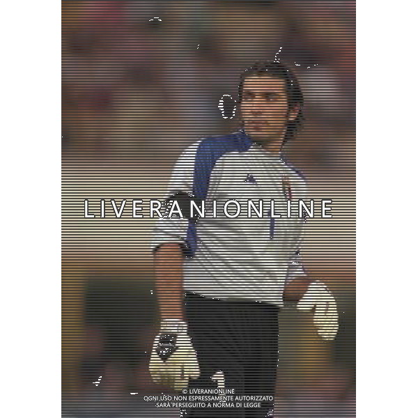 05-06 1999 BOLOGNA STADIO DALL\'ARA ITALIA GALLES NELLA FOTO GIANLUIGI BUFFON AG ALDO LIVERANI SAS
