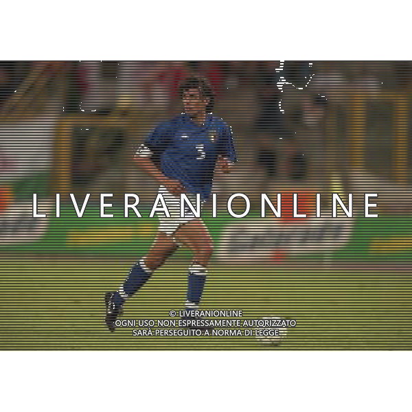 05-06 1999 BOLOGNA STADIO DALL\'ARA ITALIA GALLES NELLA FOTO PAOLO MALDINI AG ALDO LIVERANI SAS