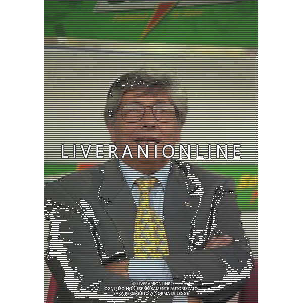 05-06 1999 BOLOGNA STADIO DALL\'ARA ITALIA GALLES NELLA FOTO LUCIANO NIZZOLA PRESIDENTE LEGA CALCIO AG ALDO LIVERANI SAS