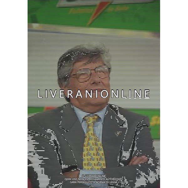 05-06 1999 BOLOGNA STADIO DALL\'ARA ITALIA GALLES NELLA FOTO LUCIANO NIZZOLA PRESIDENTE LEGA CALCIO AG ALDO LIVERANI SAS