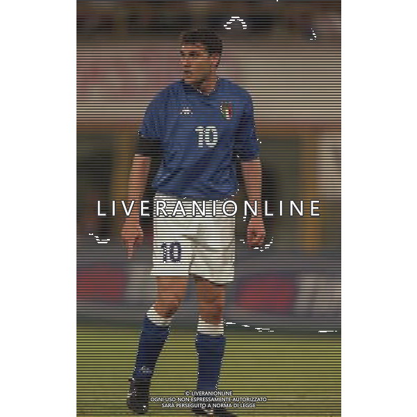 05-06 1999 BOLOGNA STADIO DALL\'ARA ITALIA GALLES NELLA FOTO CHRISTIAN VIERI AG ALDO LIVERANI SAS