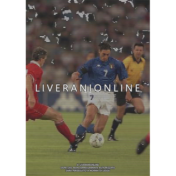 05-06 1999 BOLOGNA STADIO DALL\'ARA ITALIA GALLES NELLA FOTO DIEGO FUSER AG ALDO LIVERANI SAS