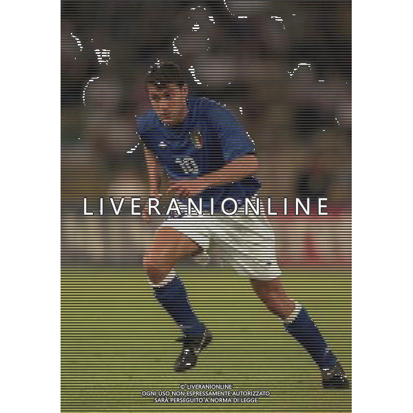 05-06 1999 BOLOGNA STADIO DALL\'ARA ITALIA GALLES NELLA FOTO CHRISTIAN VIERI AG ALDO LIVERANI SAS