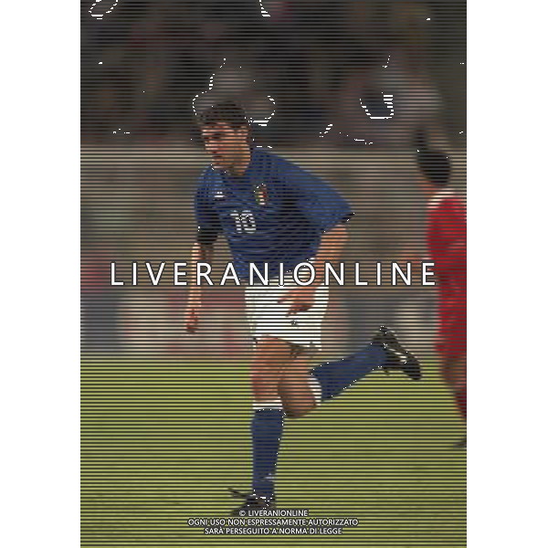 05-06 1999 BOLOGNA STADIO DALL\'ARA ITALIA GALLES NELLA FOTO CHRISTIAN VIERI AG ALDO LIVERANI SAS