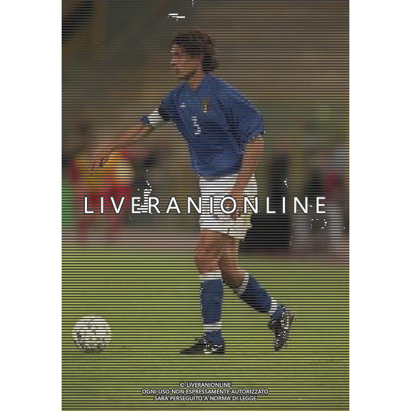 05-06 1999 BOLOGNA STADIO DALL\'ARA ITALIA GALLES NELLA FOTO PAOLO MALDINI AG ALDO LIVERANI SAS