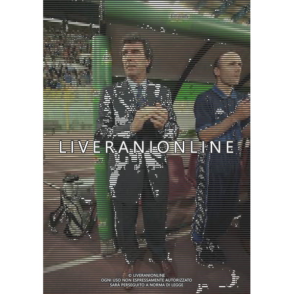 05-06 1999 BOLOGNA STADIO DALL\'ARA ITALIA GALLES NELLA FOTO DINO ZOFF ALLENATORE NAZIONALE ITALIANA CON FRANCESCO ROCCA AG ALDO LIVERANI SAS